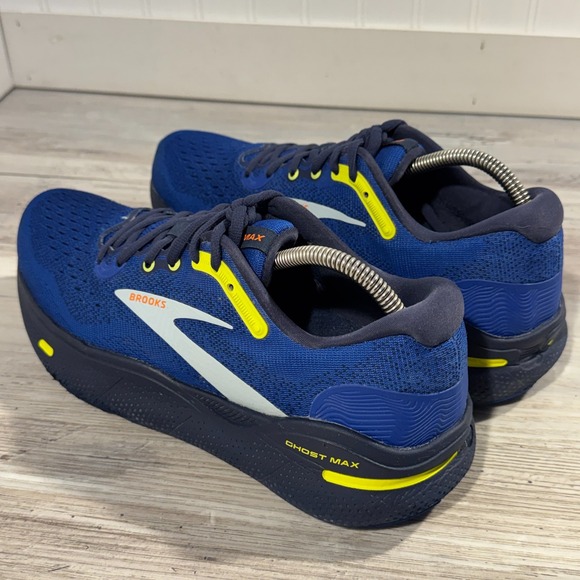 Brooks Blue and Yellow Athletic Shoes - Picture 6 of 13